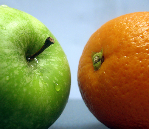 An Apple and an Orange